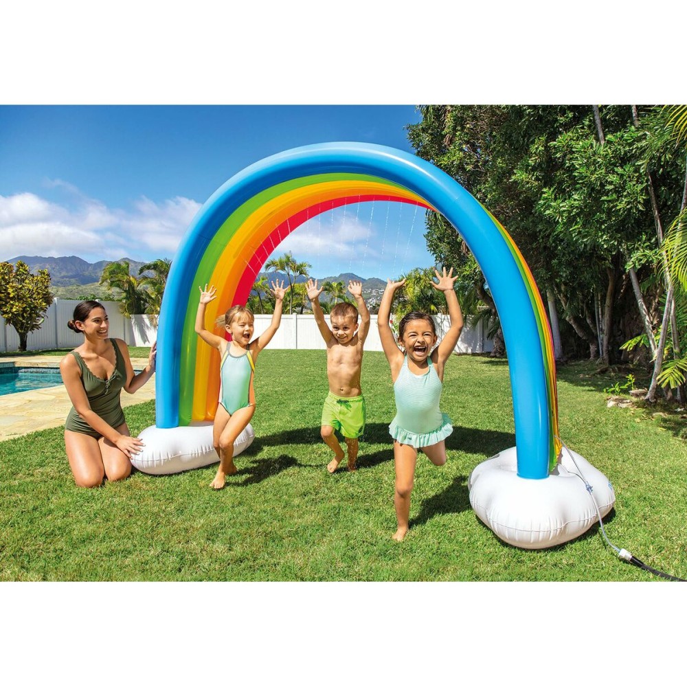 Wassersprinkler-Spielzeug Intex Regenbogen 300 x 109 x 180 cm PVC