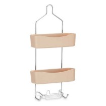 Bathroom Shelves Berilo W7072 - 384 Beige Metal Plastic 28 x 60 x 14 cm (6 Units)