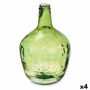 Bouteille décorative Gift Decor 2255/04-G Vert Lisse 4 L 17 x 29 x 17 cm Décoration (4 Unités)