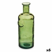Dekorative Flasche Gift Decor Stamp grün 11,7 x 33,5 x 11,7 cm Dekoration (6 Stück)