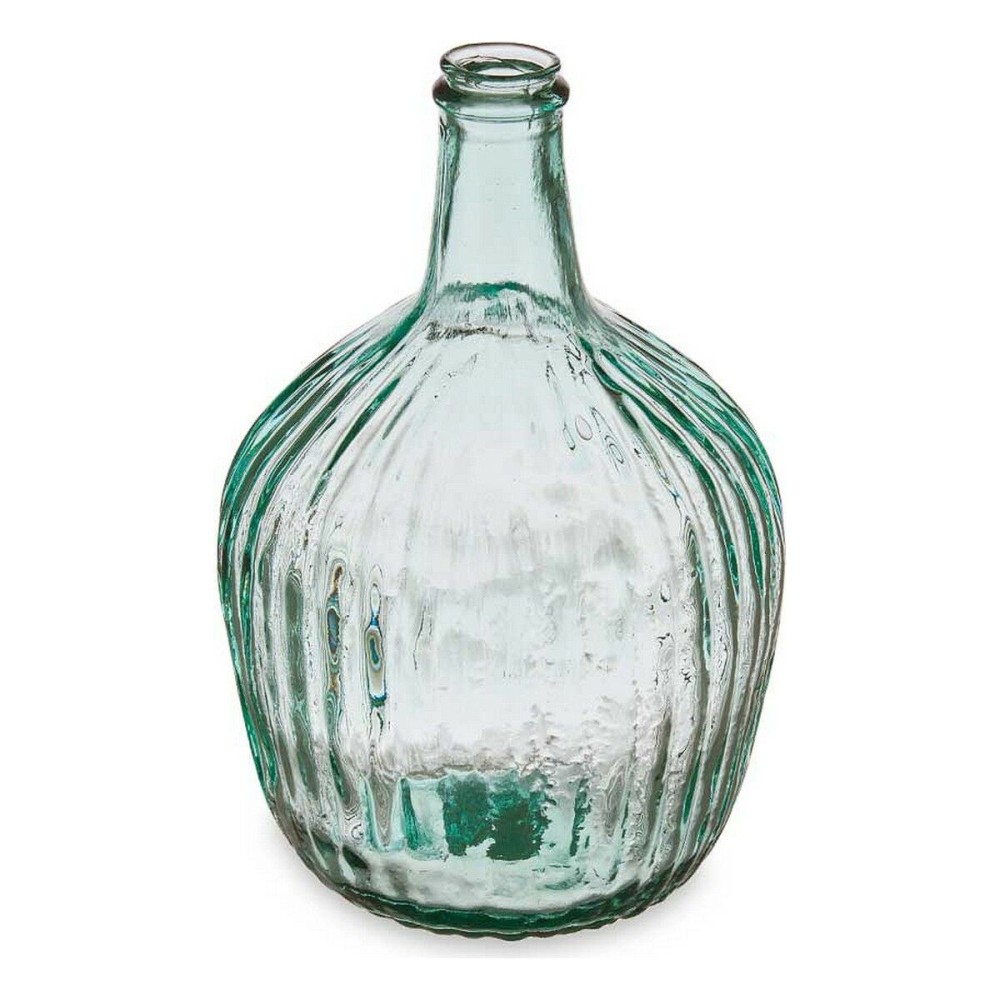Bouteille décorative Gift Decor 2255/04R Transparent Rayures 4 L 19 x 30 x 19 cm 16 x 29,5 x 16 cm Décoration (4 Unités)