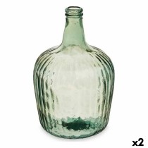 Bouteille décorative Gift Decor 2255/08R-CH Champagne Rayures 8 L 22 x 37,5 x 22 cm Décoration (2 Unités)