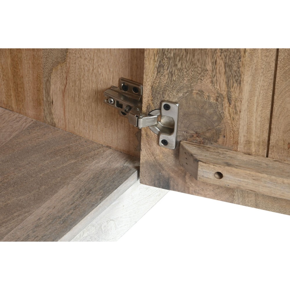 Anrichte DKD Home Decor Weiß Creme Mango-Holz 180 x 40 x 80 cm