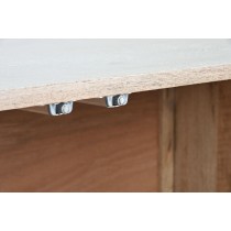 Buffet DKD Home Decor Blanc Crème Bois de manguier 180 x 40 x 80 cm