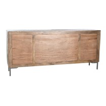 Sideboard DKD Home Decor Dark brown Dark grey Metal Mango wood 180 x 40 x 80 cm