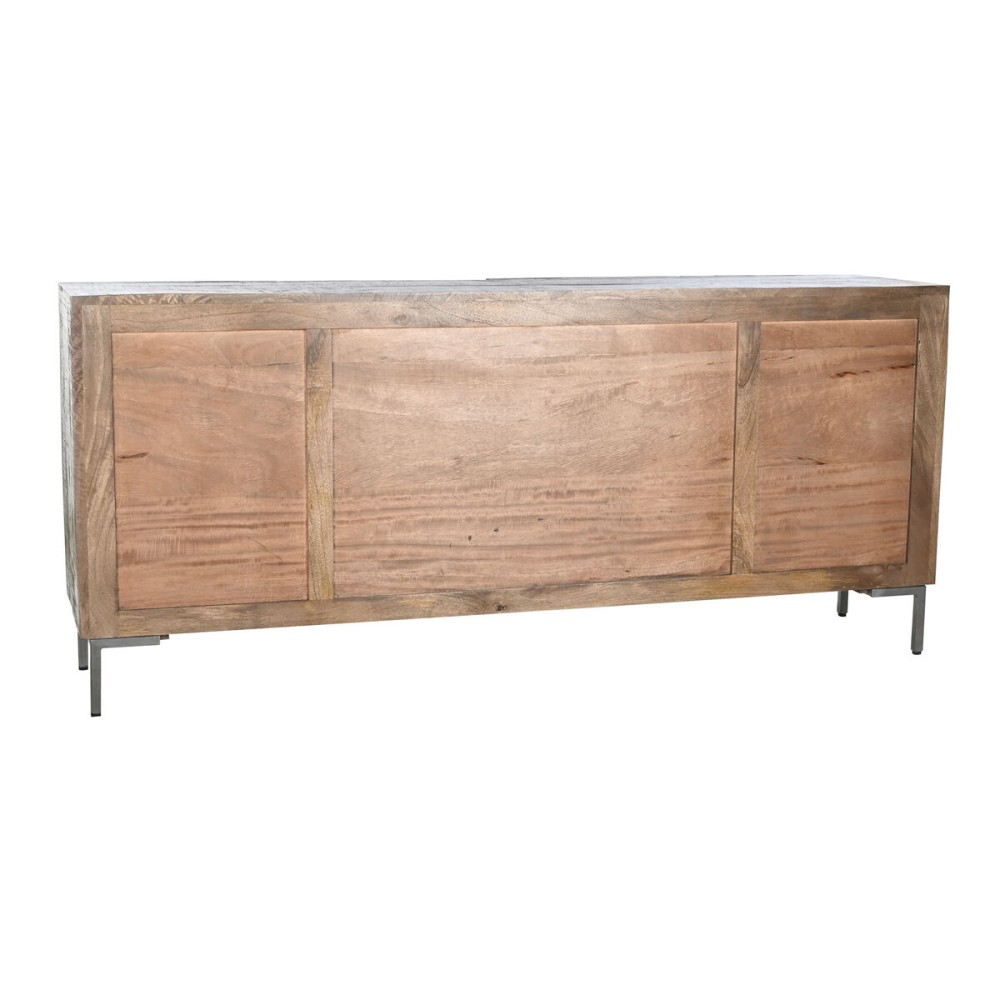 Sideboard DKD Home Decor Dark brown Dark grey Metal Mango wood 180 x 40 x 80 cm