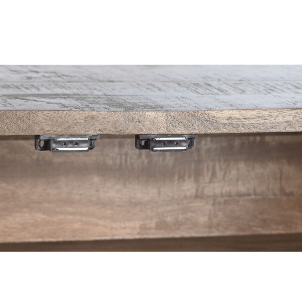 Sideboard DKD Home Decor Dark brown Dark grey Metal Mango wood 180 x 40 x 80 cm