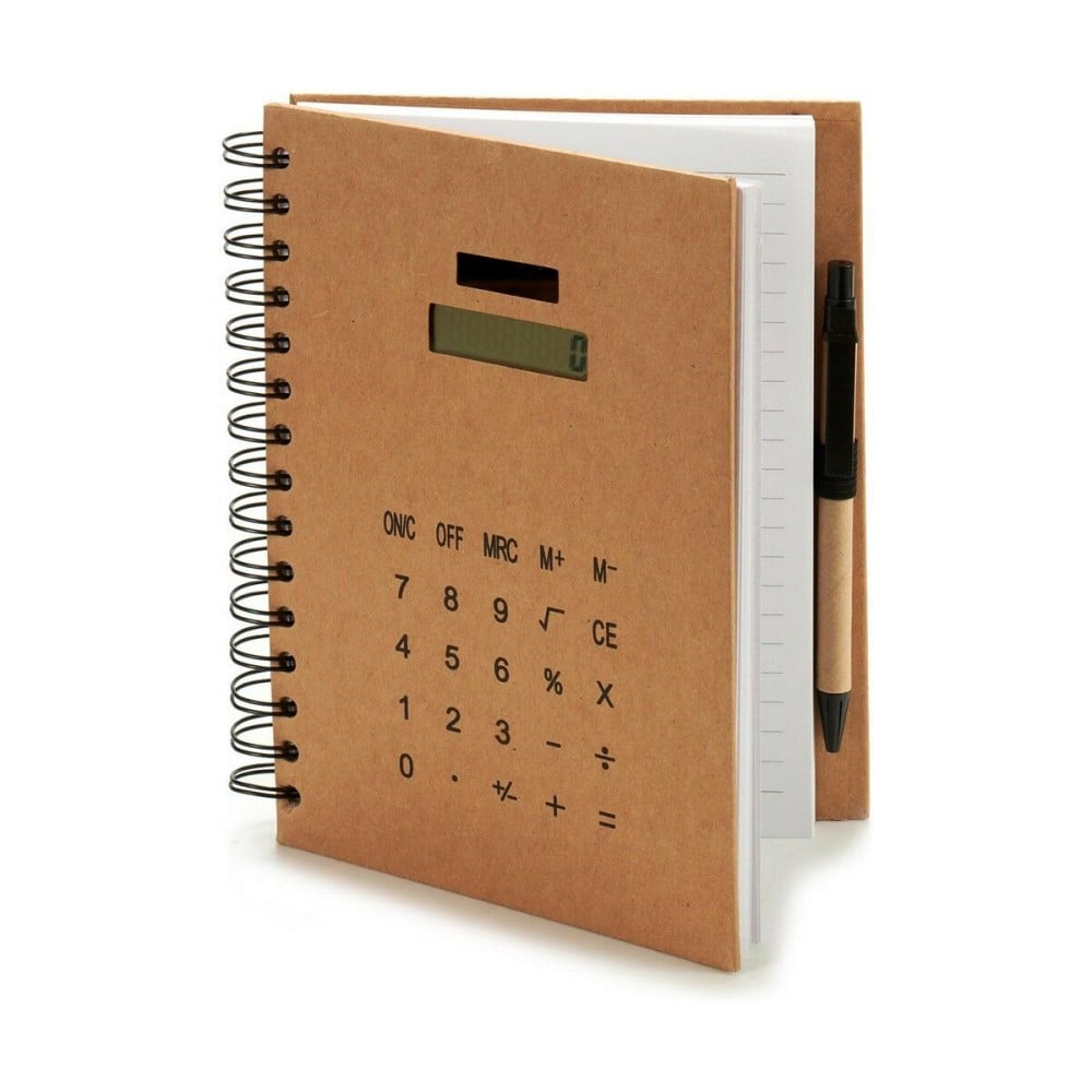 Spiral Notebook with Pen Pincello AR1810114 2,5 x 21 x 18 cm Calculator (12 Units)