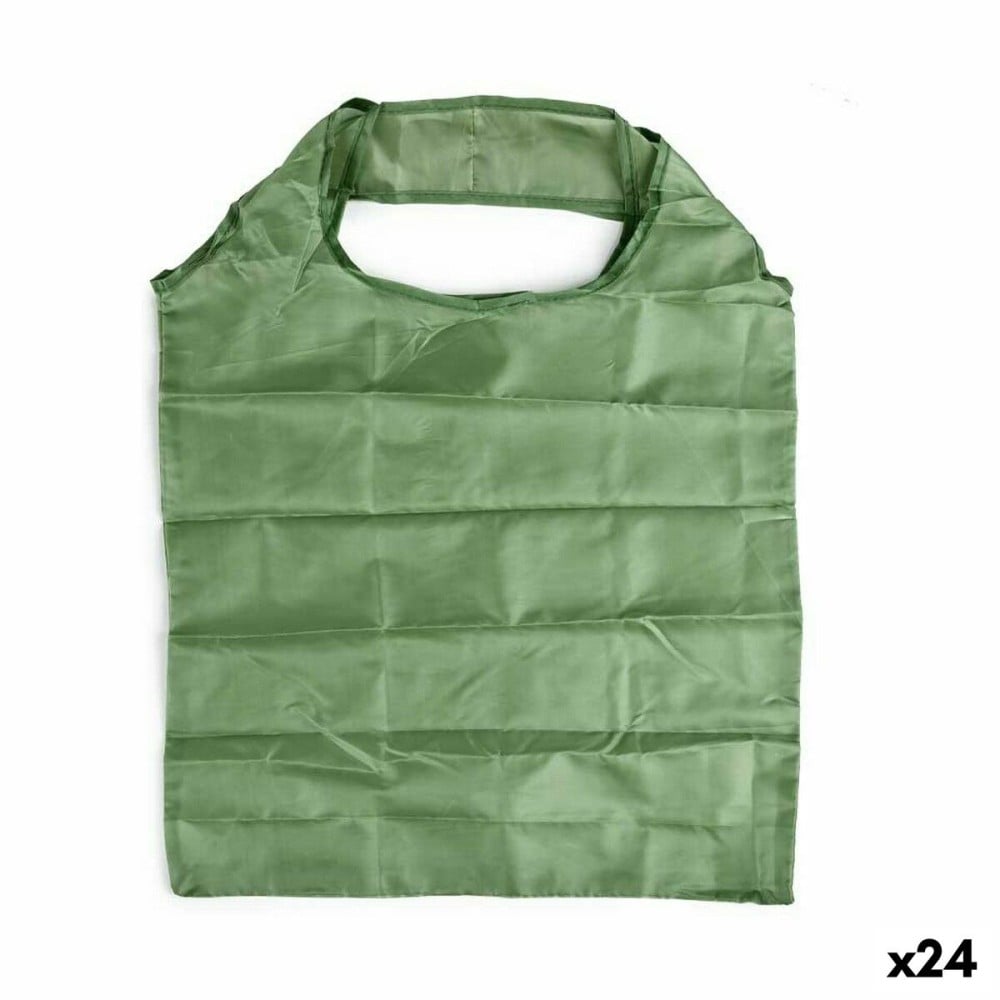 Sac Pliable Kinvara HW424-1A Blanc Marron Vert Gris 42 x 40 cm (24 Unités)