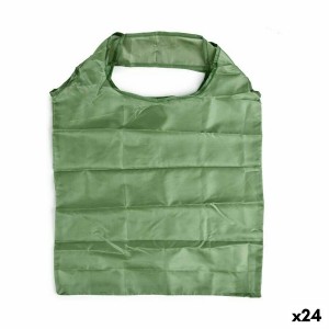 Sac Pliable Kinvara HW424-1A Blanc Marron Vert Gris 42 x 40 cm (24 Unités)