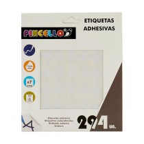 Étiquettes adhésives Pincello 1711077 Blanc 17 x 24 mm Oblongue (12 Unités)