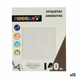 Klebeetiketten Pincello 1711078 Weiß 22 x 49 mm Apfel (12 Stück)