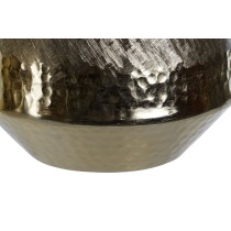 Centerpiece DKD Home Decor Golden Silver Aluminium 19 x 19 x 20 cm (2 Units)