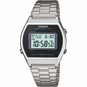 Herrenuhr Casio B640WD-1AVEF Schwarz Silberfarben