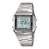 Herrenuhr Casio DATABANK Silberfarben (Ø 38 mm)