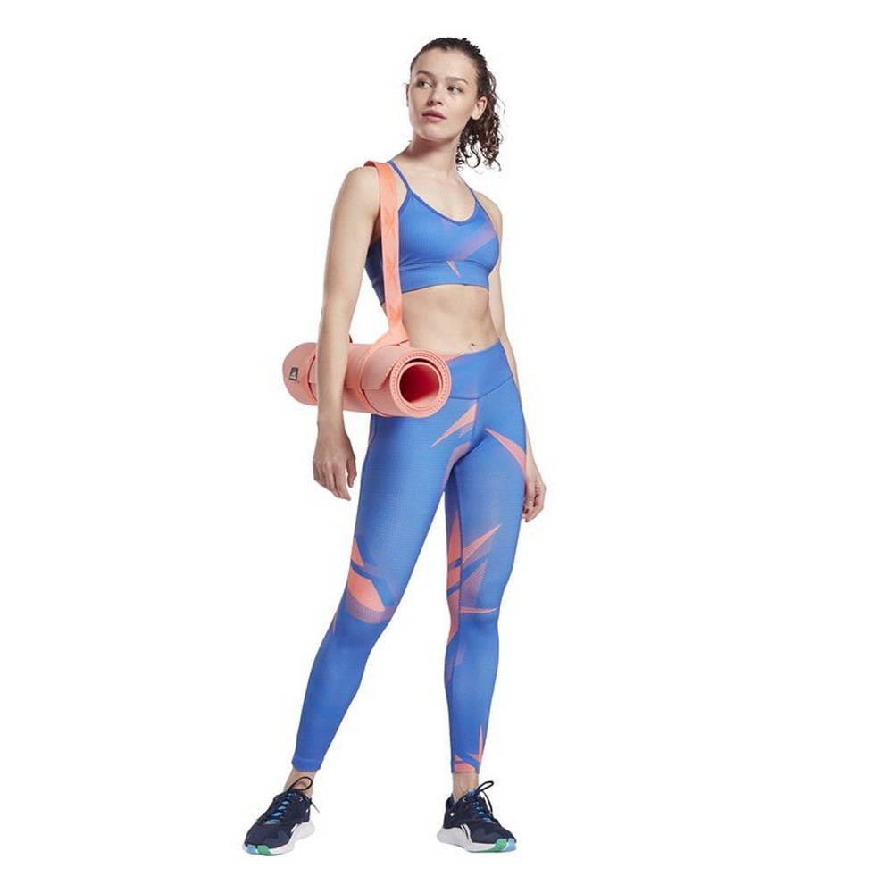 Sport leggings for Women Reebok MYT Printed Blue