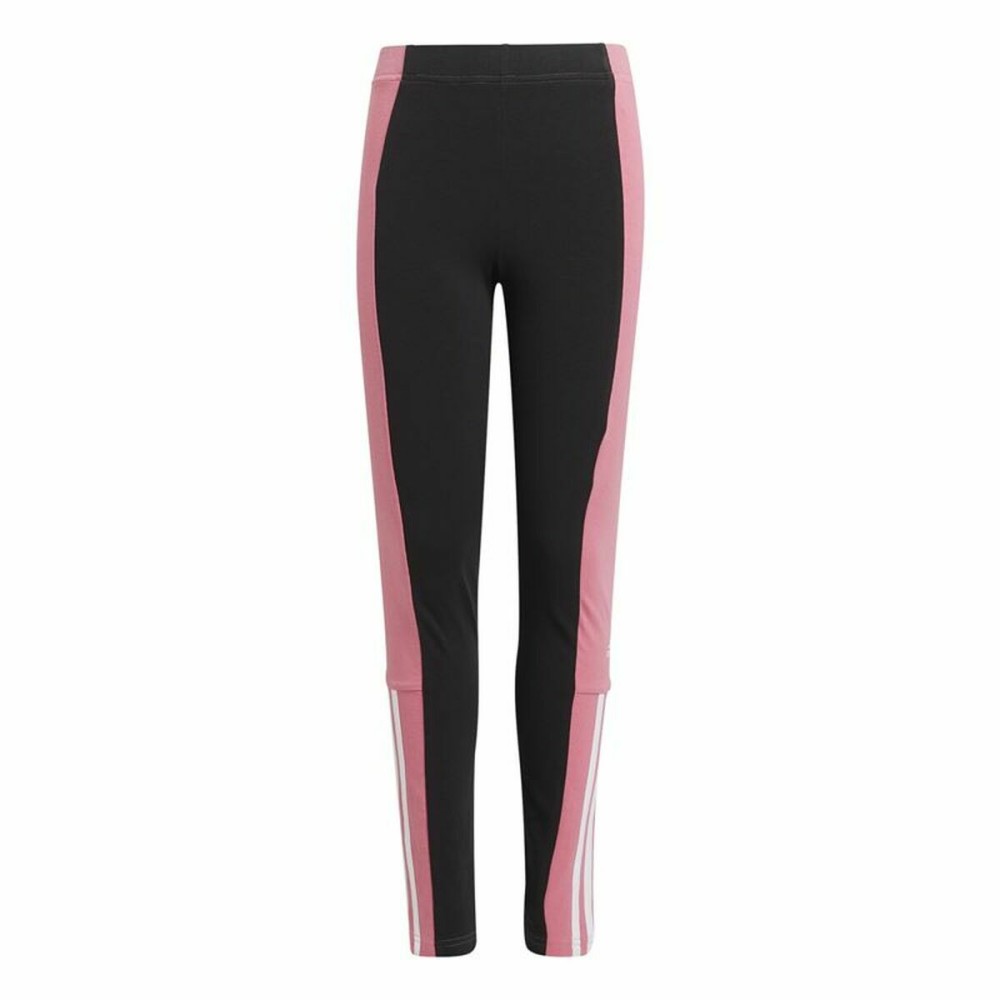 Sporthose Damen Adidas Colorblock Schwarz