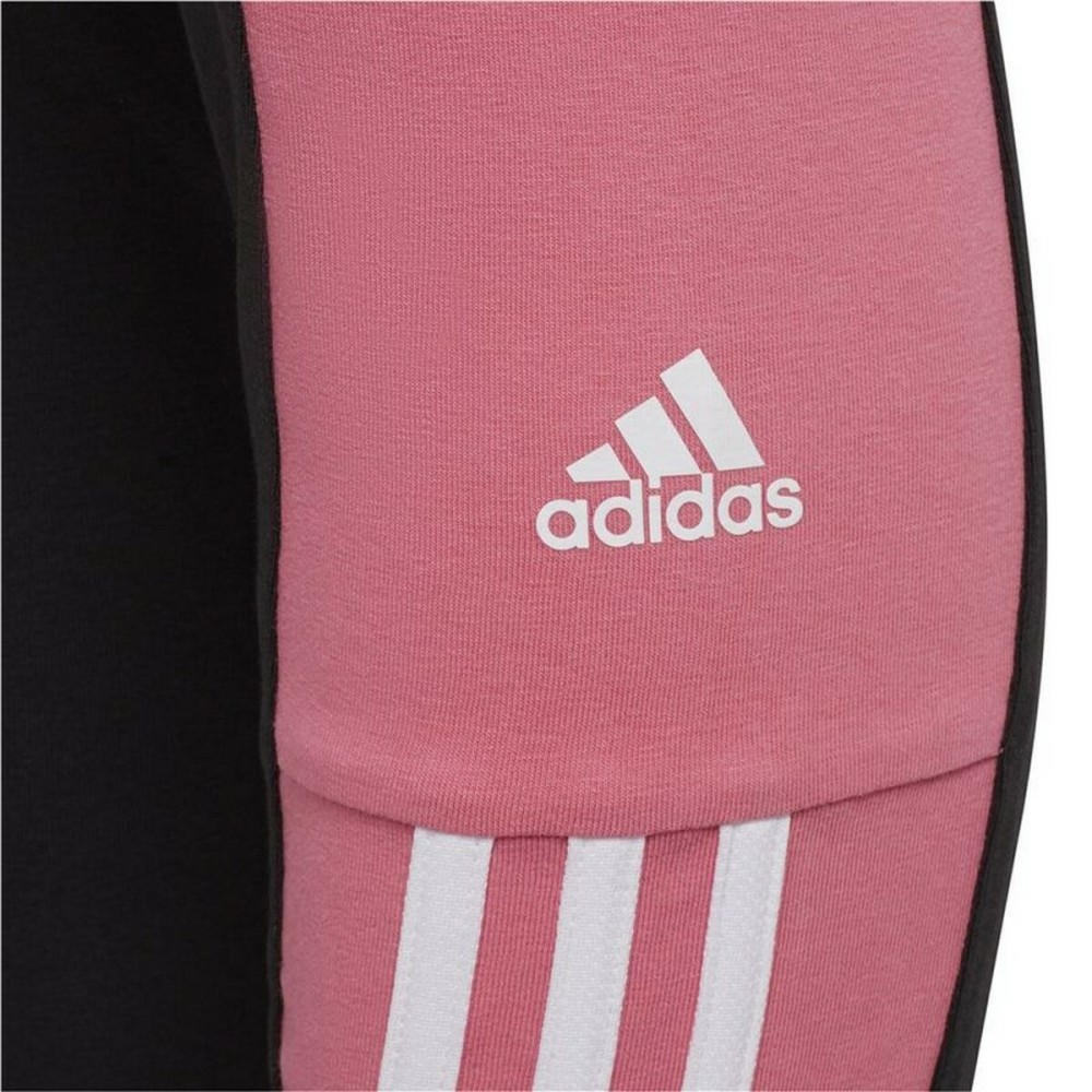 Sporthose Damen Adidas Colorblock Schwarz