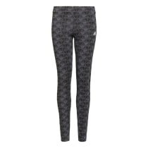 Leggings de Sport pour Femmes Adidas Essentials Logo Gris