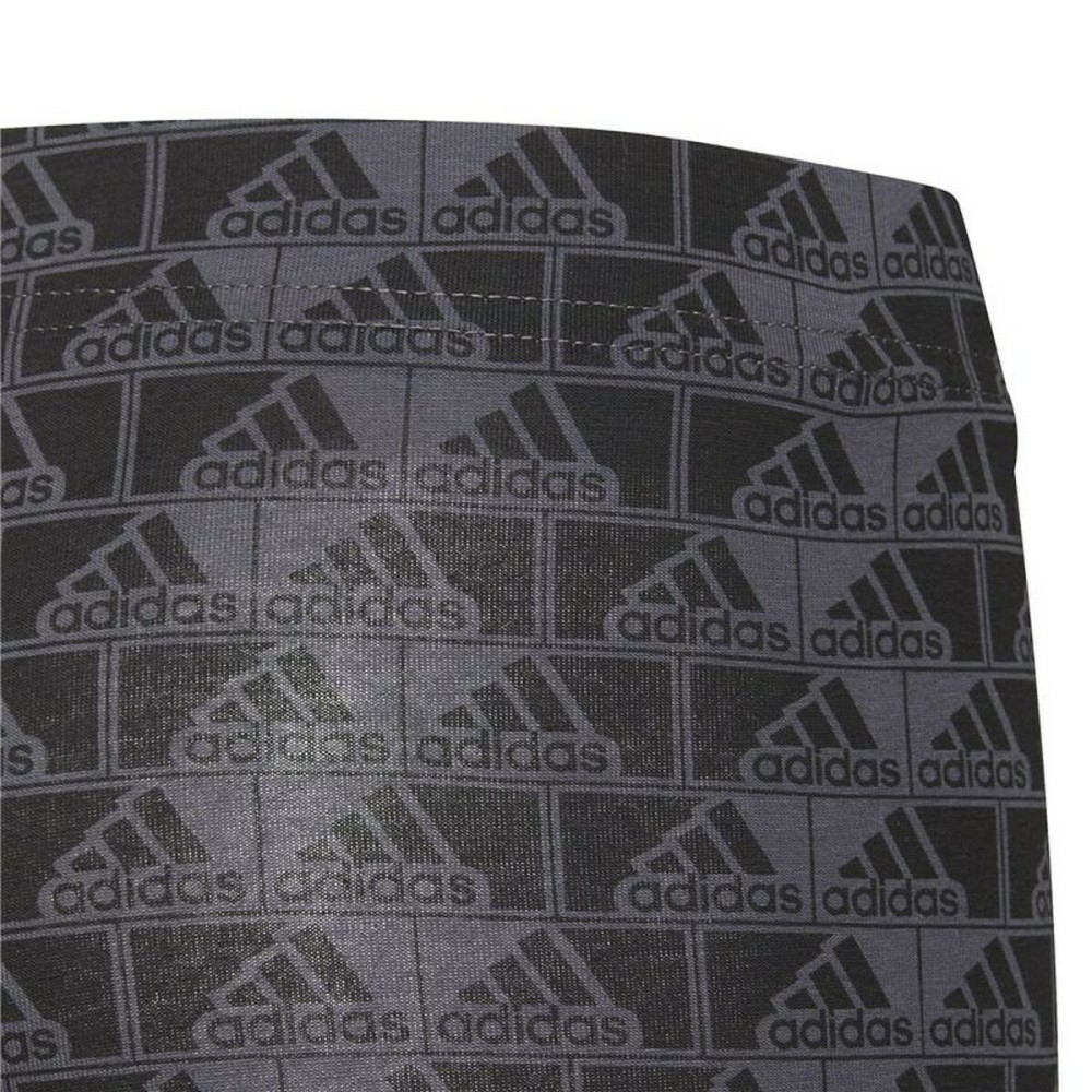 Leggings de Sport pour Femmes Adidas Essentials Logo Gris