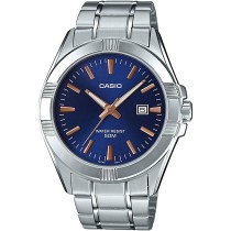 Herrenuhr Casio BOLD DATE - BLUE Silberfarben (Ø 43,5 mm)