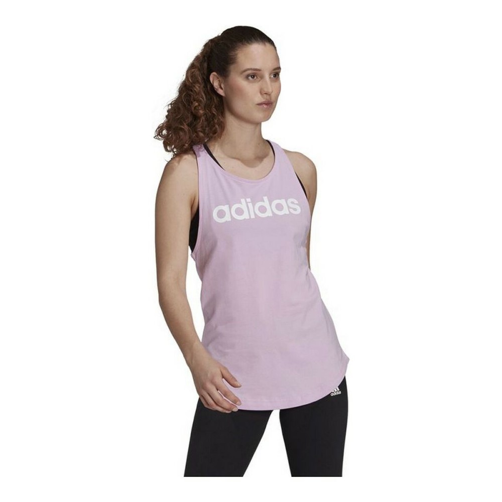 Tanktop Frau Adidas Essentials Logo Lavendel