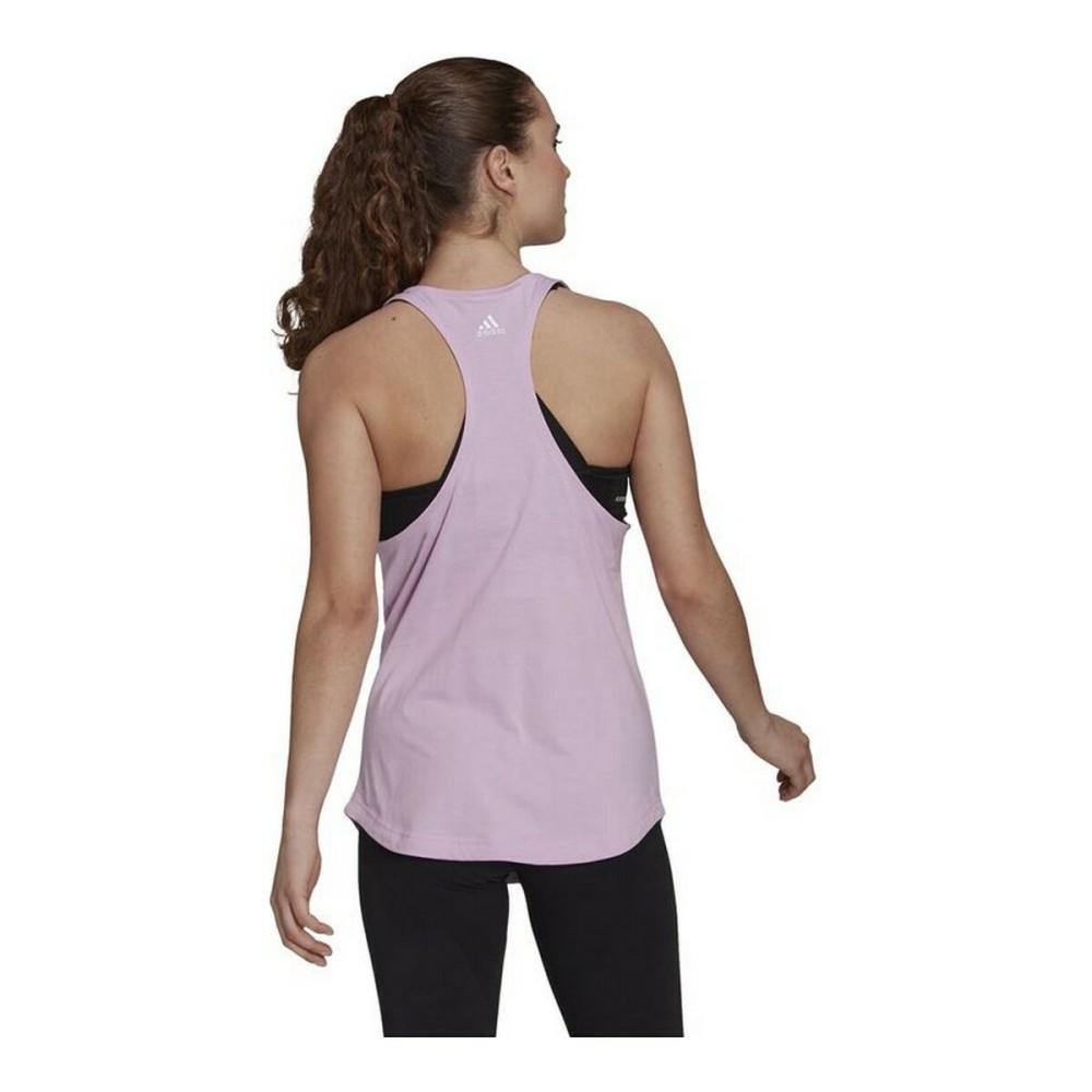 Tanktop Frau Adidas Essentials Logo Lavendel