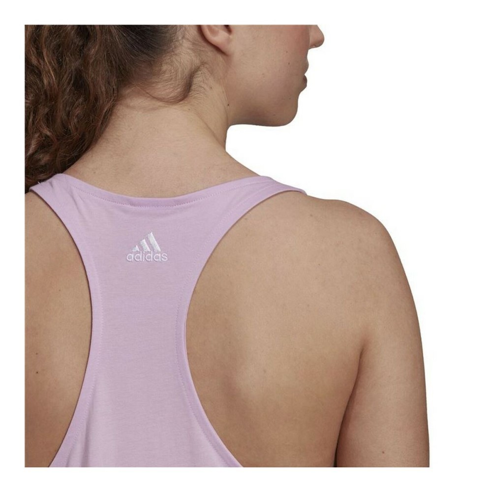 Tanktop Frau Adidas Essentials Logo Lavendel