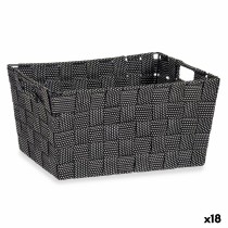 Mehrzweckkorb Kipit A3-6883 Schwarz Stoff 30 x 14 x 20 cm 20 x 14 x 30 cm (18 Stück)