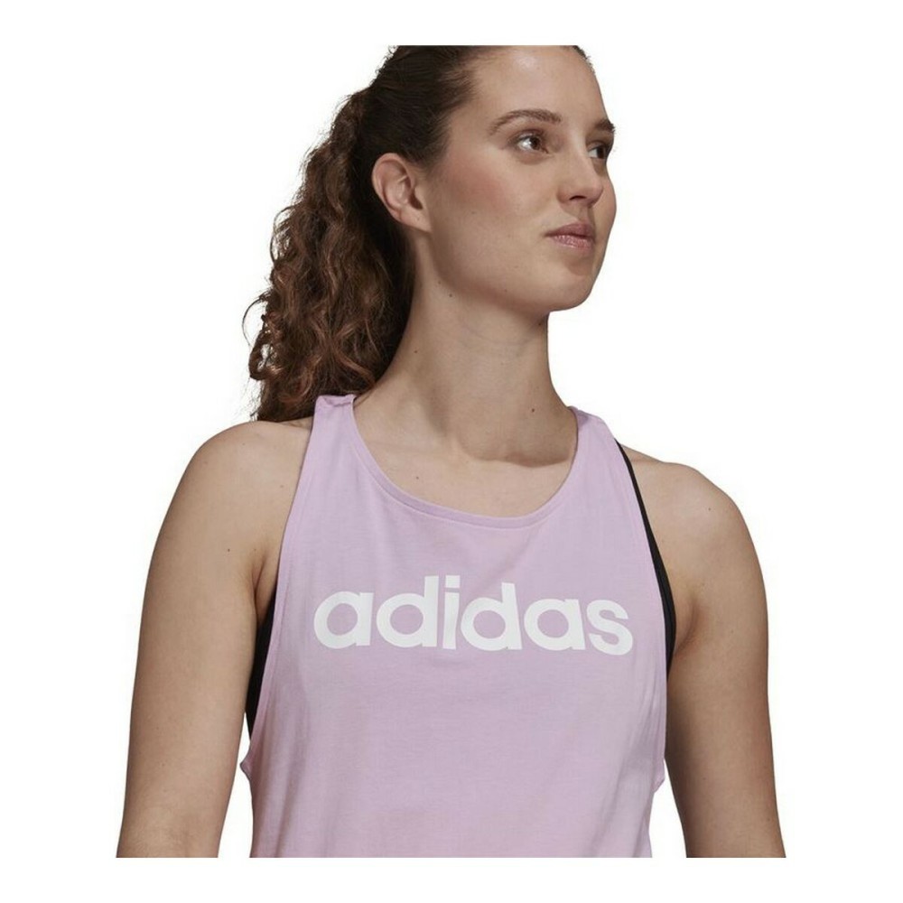 Tank Top Women Adidas Essentials Logo Lavendar