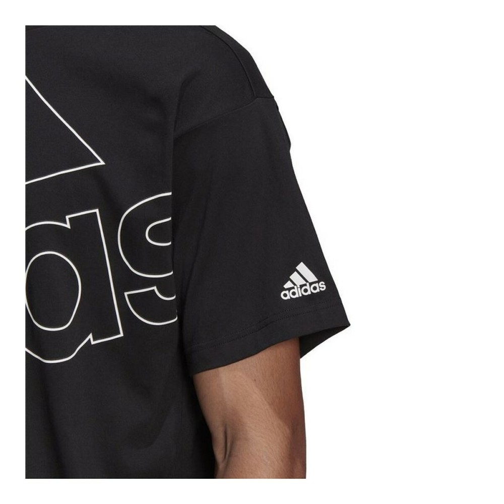 Men’s Short Sleeve T-Shirt Adidas Giant Logo Black