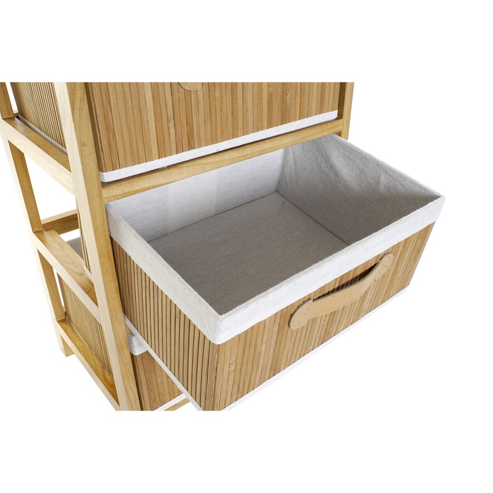 Chest of drawers DKD Home Decor Natural Bamboo Paolownia wood 42 x 32 x 63 cm