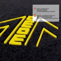 Tapis pour voitures Momo Arrow Universel Jaune