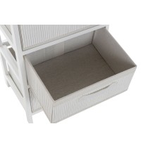 Chest of drawers DKD Home Decor White Bamboo Paolownia wood 42 x 32 x 63 cm