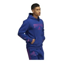 Herren Sweater mit Kapuze Adidas Reverse Retro Future Icons Blau