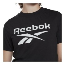 Women’s Short Sleeve T-Shirt Reebok Cropped Identity Black