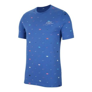 Herren Kurzarm-T-Shirt Nike Sportswear Indigo