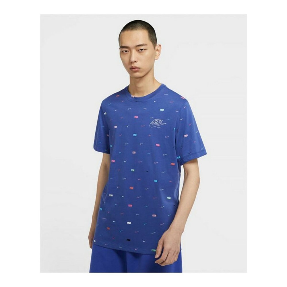 Herren Kurzarm-T-Shirt Nike Sportswear Indigo