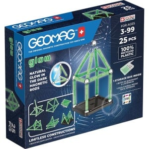Playset Geomag Glow Recycled 25 Pièces