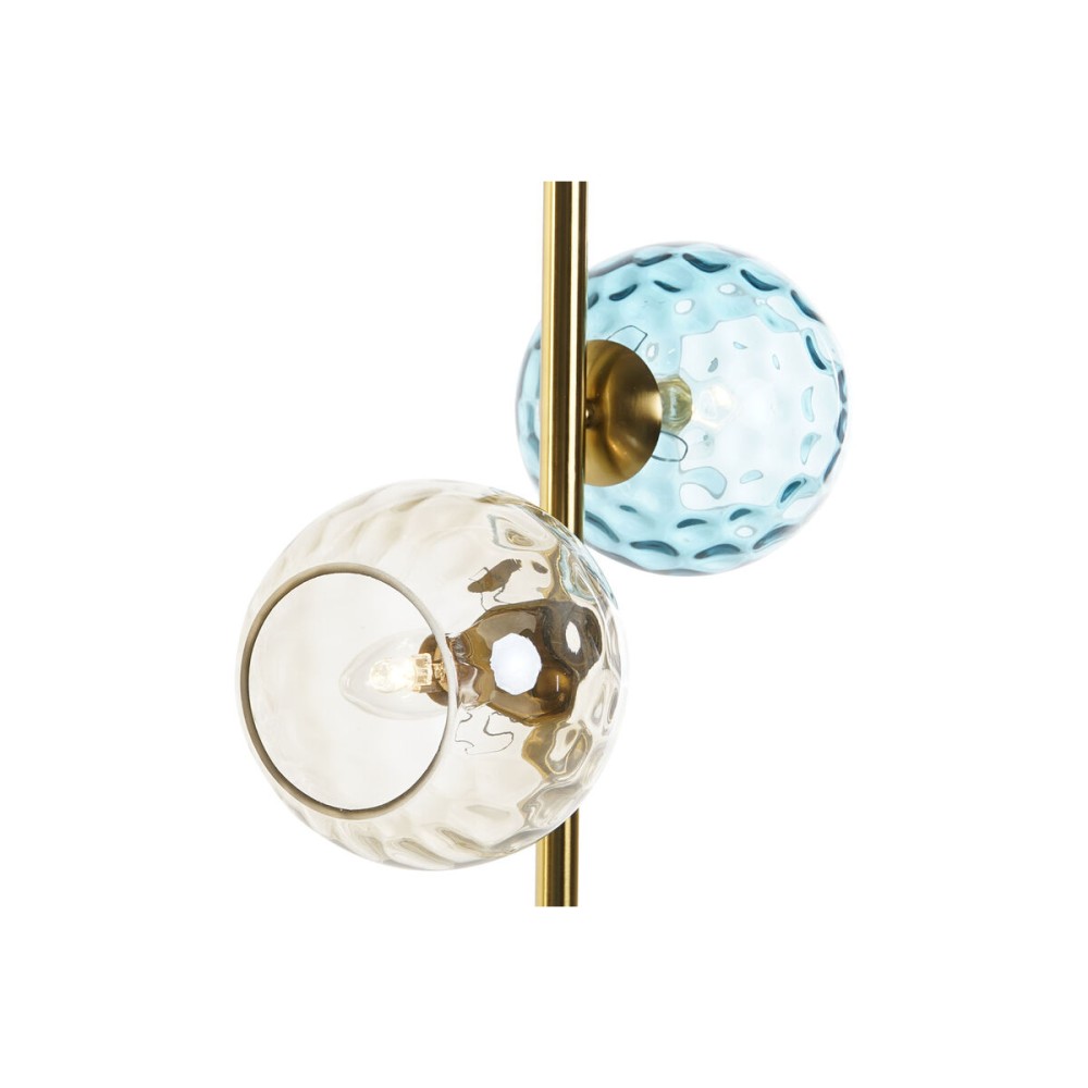 Tischlampe DKD Home Decor Bunt Gold Kristall Melamine 40 W 220 V 32 x 32 x 58 cm