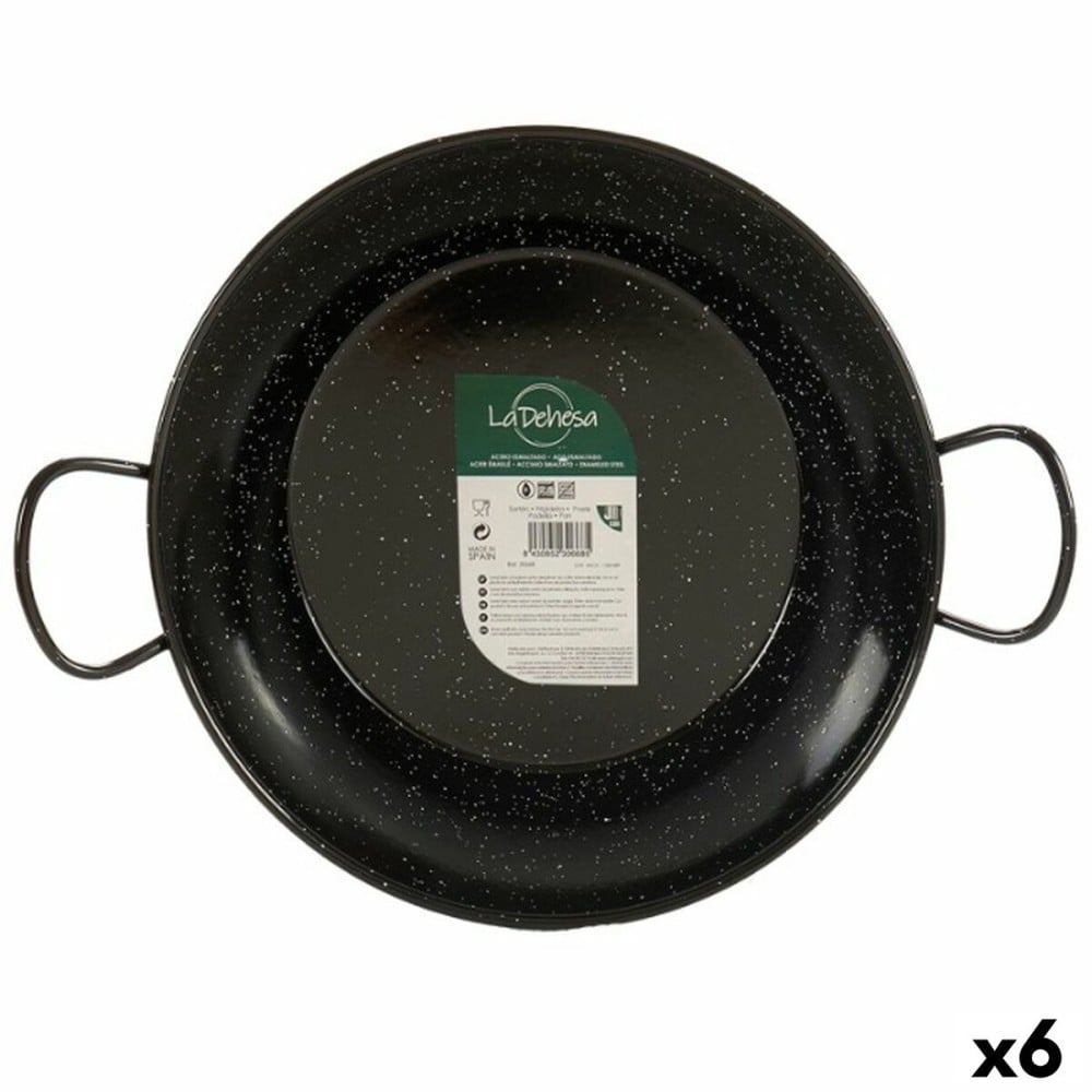 Paella-Pfanne Ø 32 cm Emaillierter Edelstahl (6 Stück)