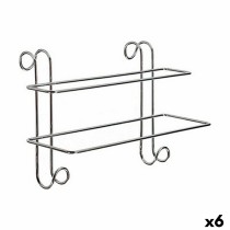 Porte-serviettes à barre W4294 Argenté Métal 14 x 20 x 39 cm (6 Unités)