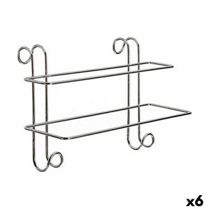 Porte-serviettes à barre W4294 Argenté Métal 14 x 20 x 39 cm (6 Unités)