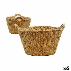 Panier Avec des poignées Marron 45 L 43 x 26 x 37 cm (6 Unités)