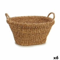 Panier Avec des poignées Marron 32 L 58 x 27 x 52 cm (6 Unités)