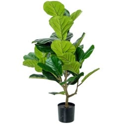 Dekorationspflanze Alexandra House Living Kunststoff Ficus 90 cm