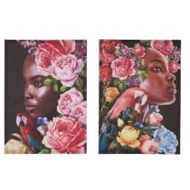 Canvas Gift Decor PC342267 Canvas 50 x 3 x 70 cm 70 x 50 x 1,5 cm Lady