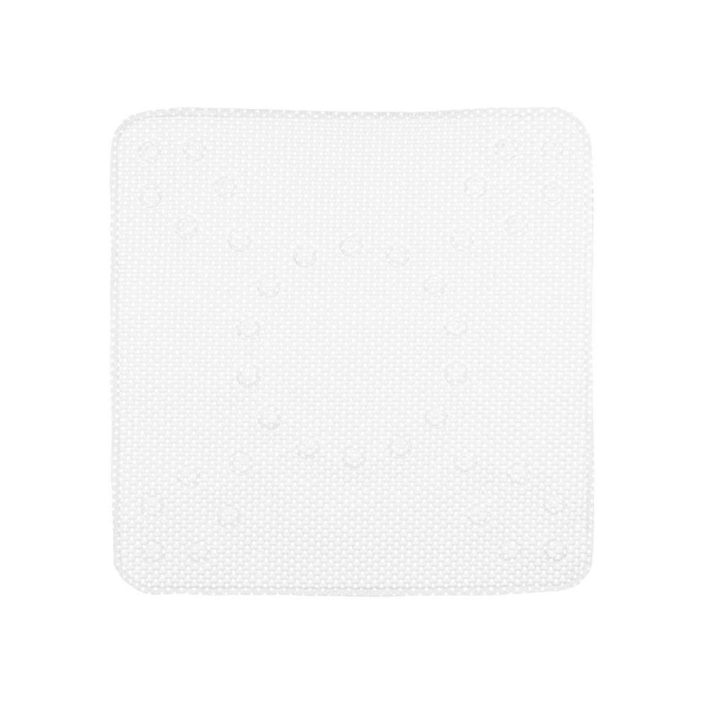 Non-slip Shower Mat Berilo BM814-5353 - 320 White PVC 53 x 52,5 x 1 cm (6 Units)