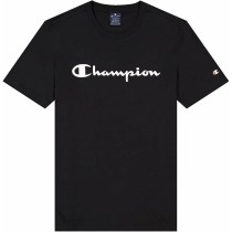 Herren Kurzarm-T-Shirt Champion Crewneck Schwarz
