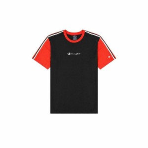 Herren Kurzarm-T-Shirt Champion Crewneck Schwarz